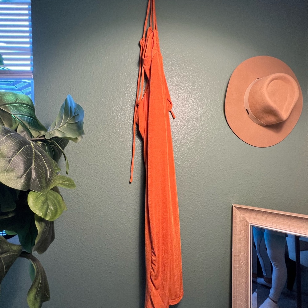 Peppermayo orange dress